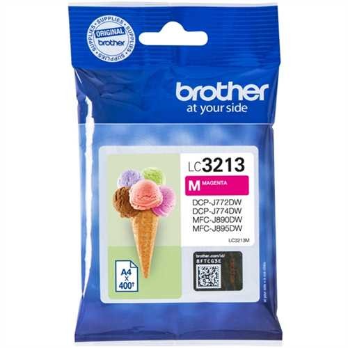 brother Tintenpatrone, LC-3213M, original, magenta, 400 Seiten