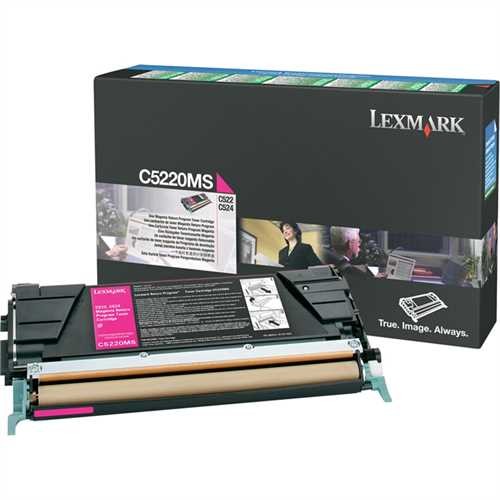 LEXMARK™ Toner Rückgabekassette, C5220MS, original, magenta, 3.000 Seiten