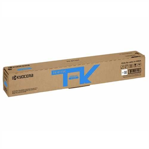 KYOCERA Toner, TK-8115C, original, cyan, 6.000 Seiten