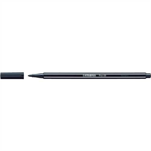 STABILO Faserschreiber Pen 68, M, 1 mm, Schreibfarbe: schwarz