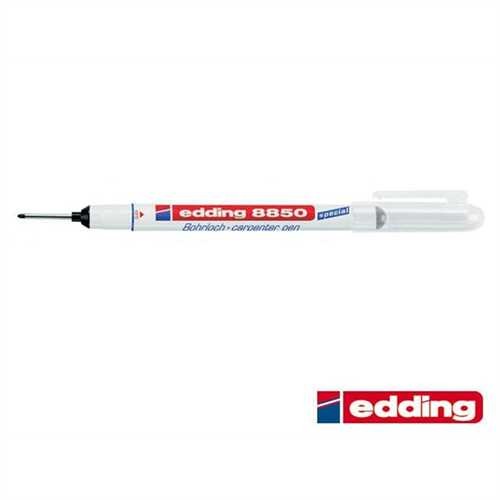 edding Bohrlochmarker, Einweg, Rundspitze, 0,7 - 1 mm, Schreibfarbe: schwarz