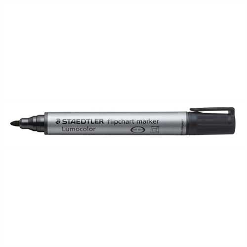 STAEDTLER Flipchartmarker Lumocolor 356, nachfüllbar, Rundspitze, 2 mm, Schreibfarbe: schwarz