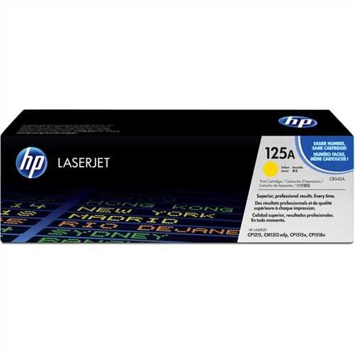 HP Toner 125A, CB542A, original, gelb, 1.400 Seiten