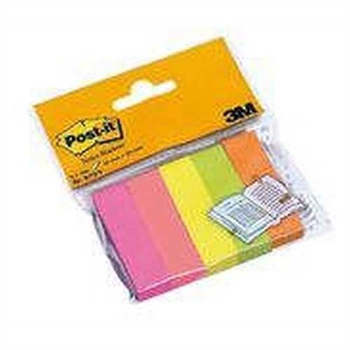 Post-it Haftnotiz Page Marker, 15 x 50 mm, 5farbig sortiert, 100 Blatt (5 Blocks)