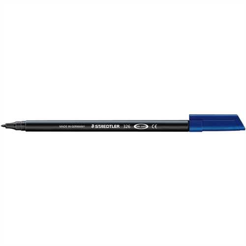 STAEDTLER Faserschreiber 326, mit Kappe, 1 mm, Schreibfarbe: schwarz