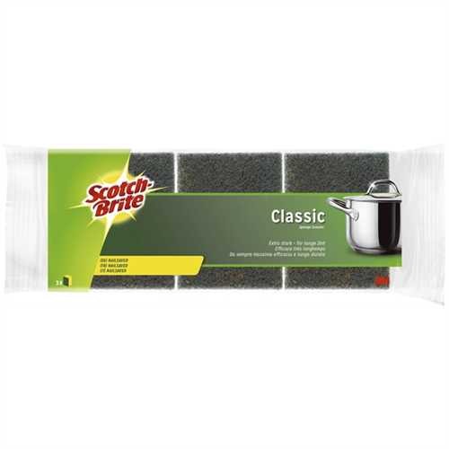 Scotch-Brite™ Reinigungsschwamm Classic, 9 x 7 x 4,5 cm, gelb/grün (3 Stück)