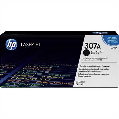 HP Toner, CE740A, original, schwarz, 7.000 Seiten