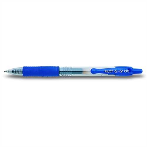 PILOT Gelschreiber BL-G2-5, Druckmechanik, 0,3 mm, Schreibfarbe: blau