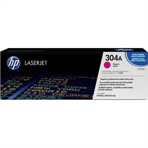 HP Toner, 304A, CC533A, original, magenta, 2.800 Seiten