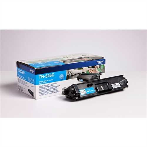 BROTHER TN326C - Brother Toner, TN-326C, Original, Cyan, 3.500 Seiten