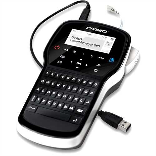 DYMO Beschriftungsgerät, LabelManager™ 280, Handgerät, für: D1-Bänder, Bedienung über: QWERTZ-Tastat