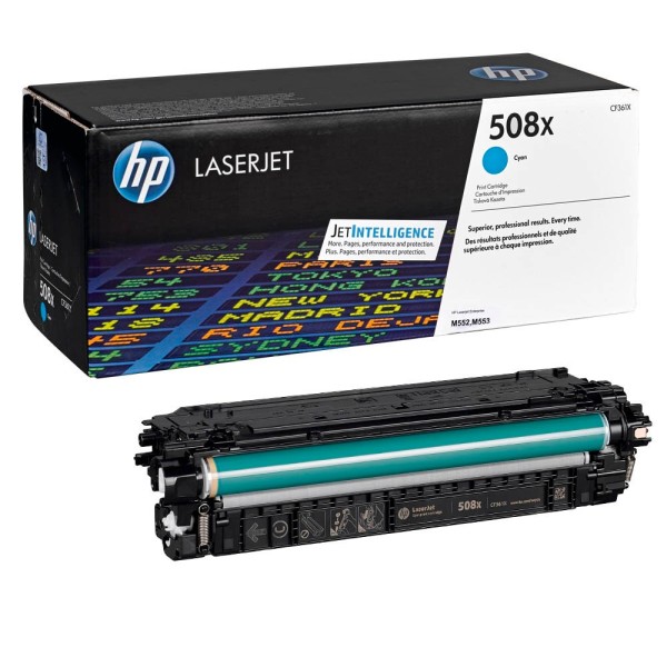 HP 508X (CF361X) cyan Tonerkartusche 9.500 Seiten