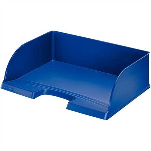 LEITZ Briefkorb Jumbo Plus quer, Polystyrol, A4+, 363 x 273 x 103 mm, blau