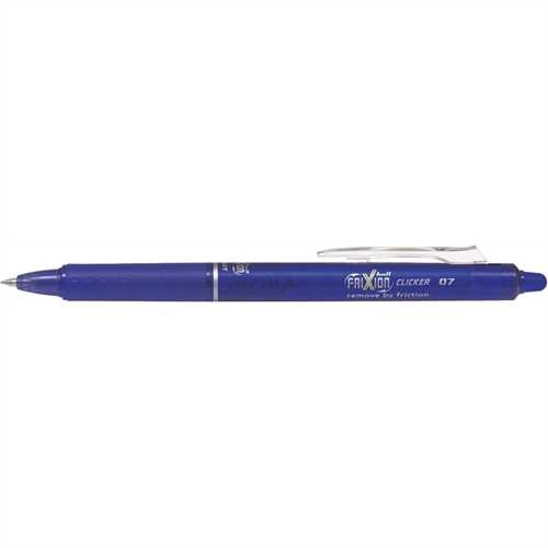 PILOT Tintenkugelschreiber FRIXION ball CLICKER BLRT-FR7, 0,4 mm, Schreibfarbe: blau